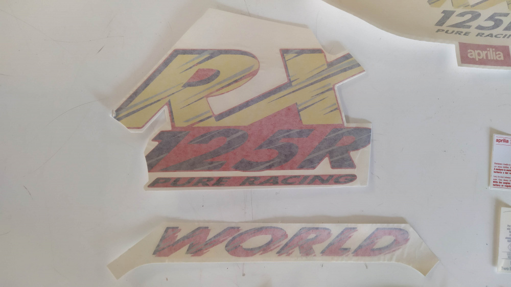 serie adesivi non completo aprilia rx 125 r ´89 - ´93