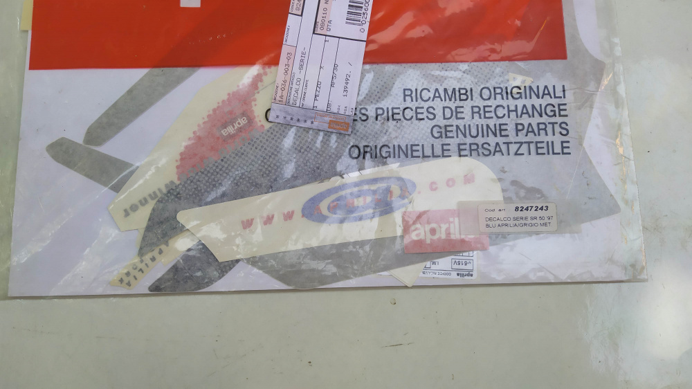 kit adesivi aprilia sr 50 ´97