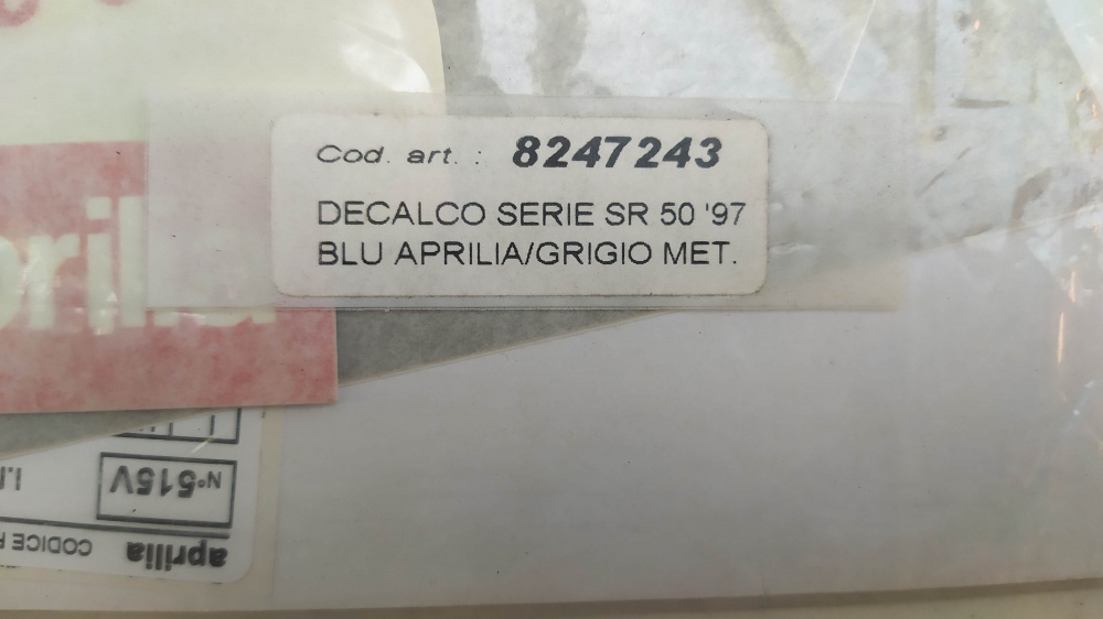 kit adesivi aprilia sr 50 ´97