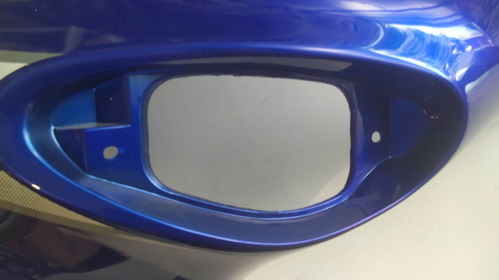 carena anteriore dx blu suzuki gsx 600 f ´03 - carena graffiata -