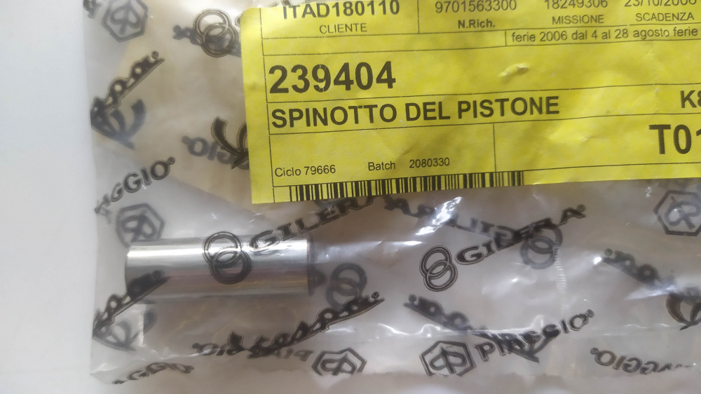 spinotto del pistone k