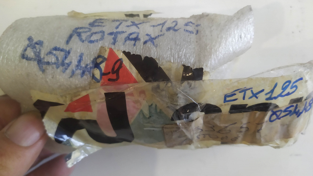 pistone con fasce senza spinotto d. 54.49 aprilia af1 125