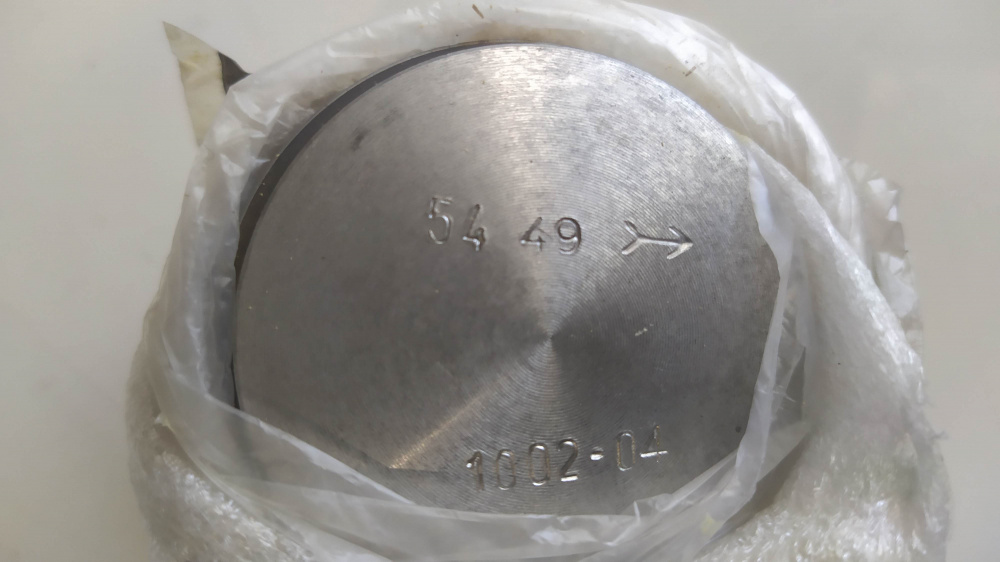 pistone con fasce senza spinotto d. 54.49 aprilia af1 125