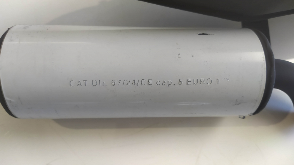 kit marmitta catalitica 8219482 con parafango aprilia sr 50 h2o