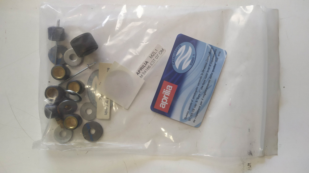 kit marmitta catalitica 8219482 con parafango aprilia sr 50 h2o