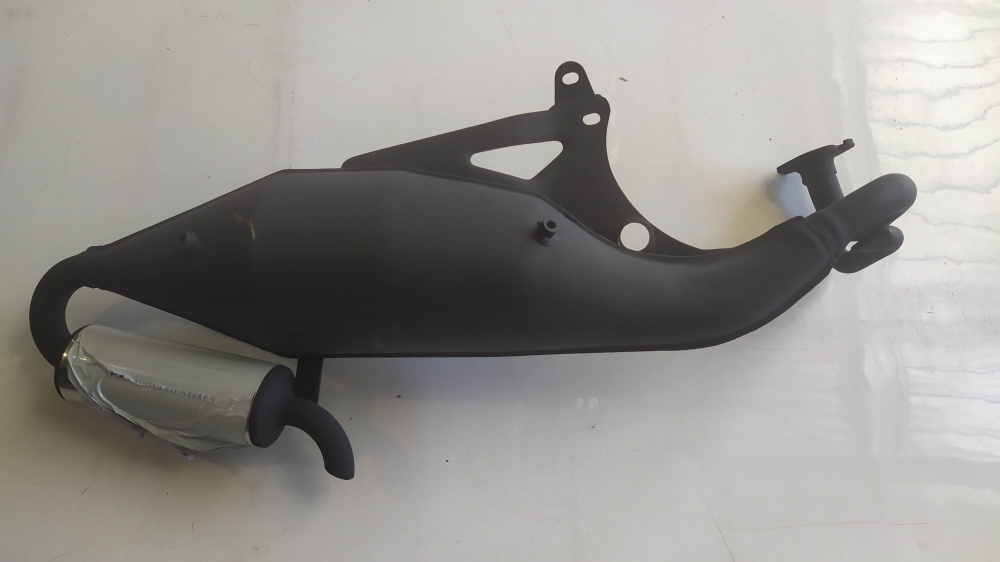 kit marmitta catalitica con parafango aprilia area 51