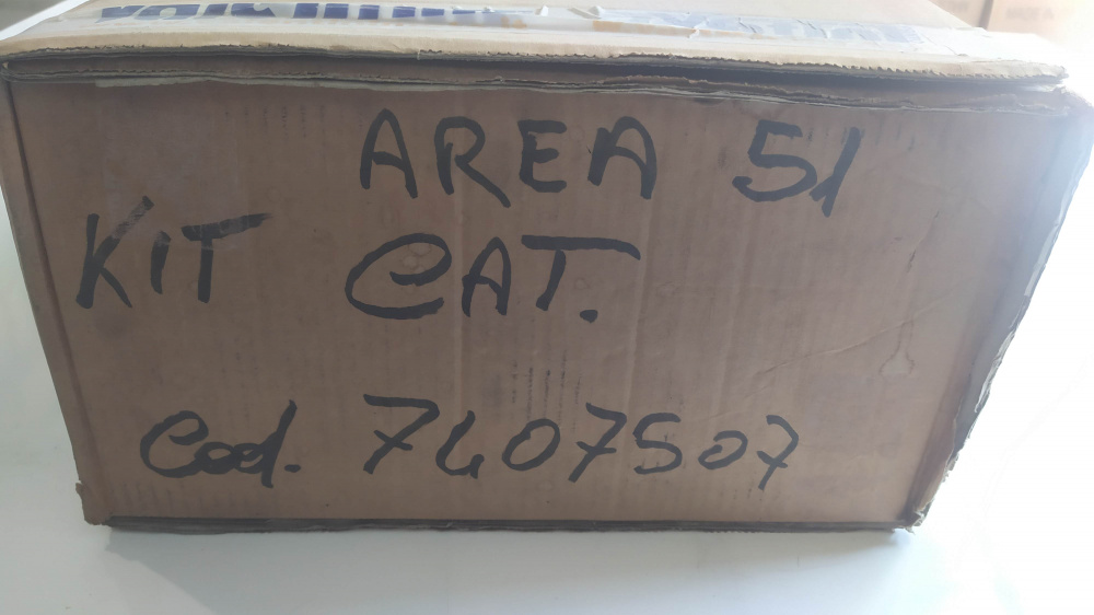kit marmitta catalitica con parafango aprilia area 51