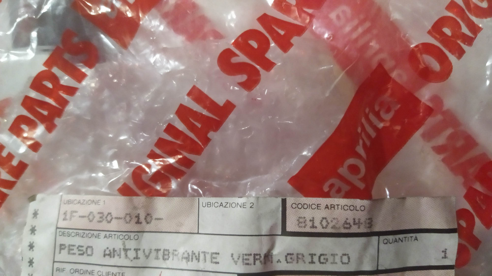 peso antivibrante v.grigio