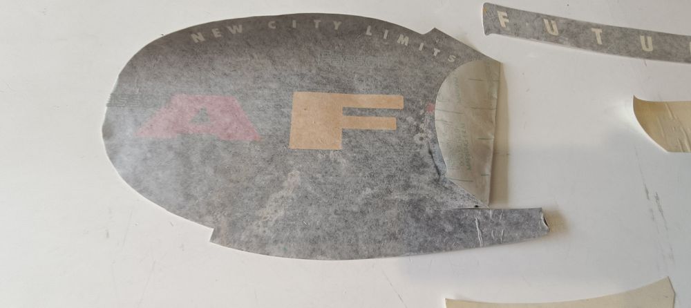 adesivi originali non completi aprilia futura 125 ´90 antracite