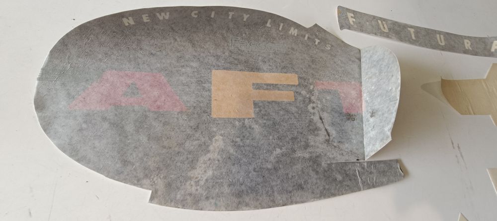 adesivi originali non completi aprilia futura 125 ´90 antracite