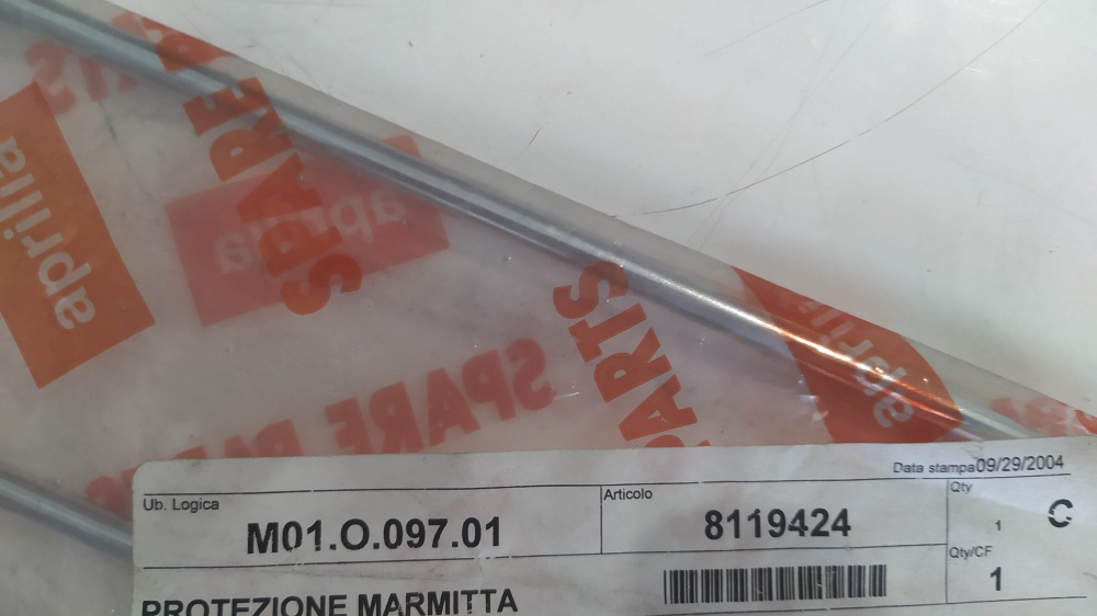 protezione marmitta cromata