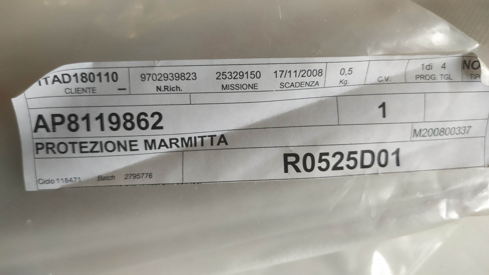 protezione marmitta