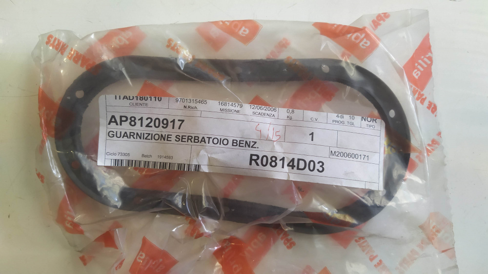 guarnizione serbatoio benz.
