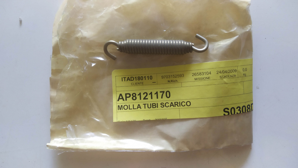 molla tubi scarico