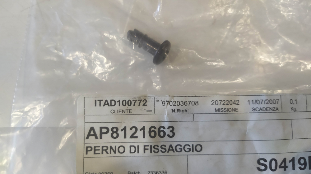 perno di fissaggio