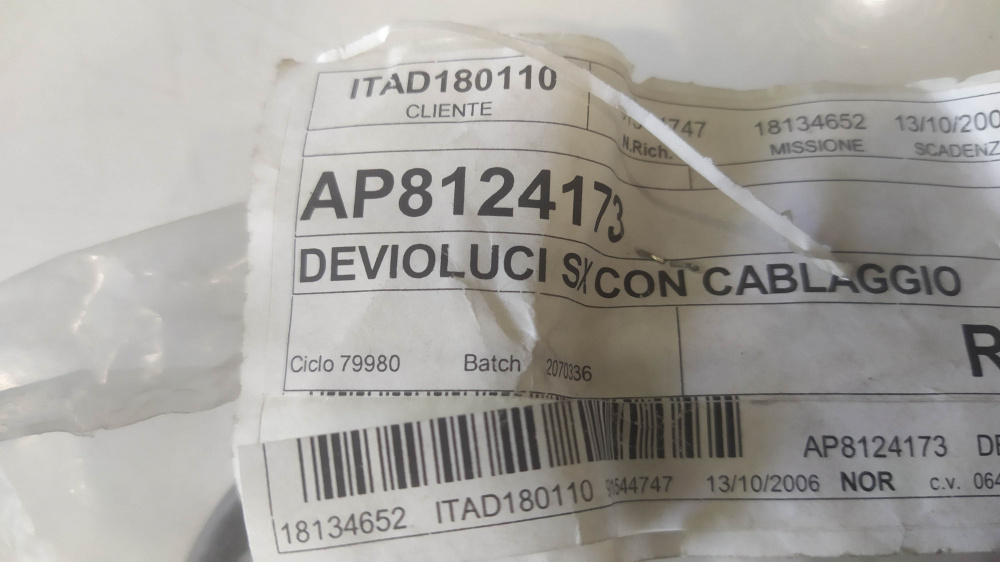 devioluci sx con cablaggio