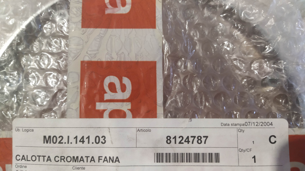calotta cromata fanale ant.