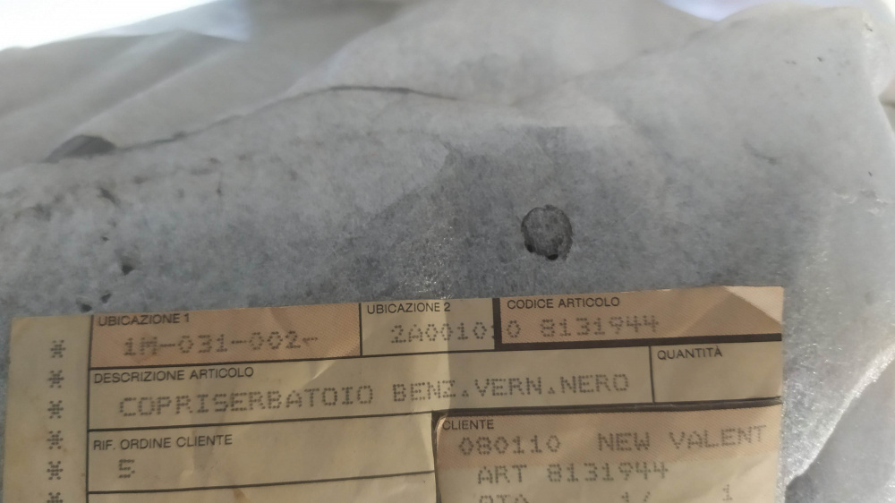 copriserbat.benzina vern.nero aprilia rs 125 extrema del 1993