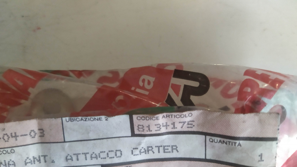 piastrina ant. attacco carter