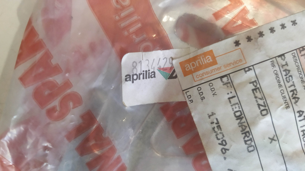 piastra attacco pinza