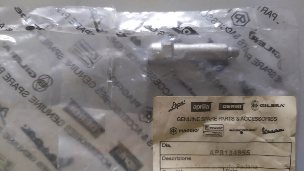 perno strsciamento pedana