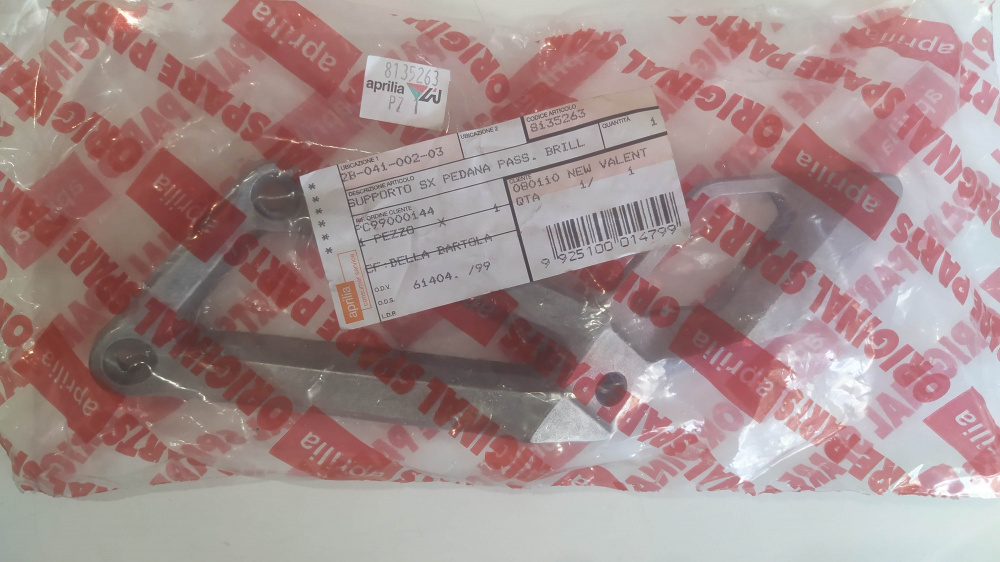 supporto sx pedana pass.brilla