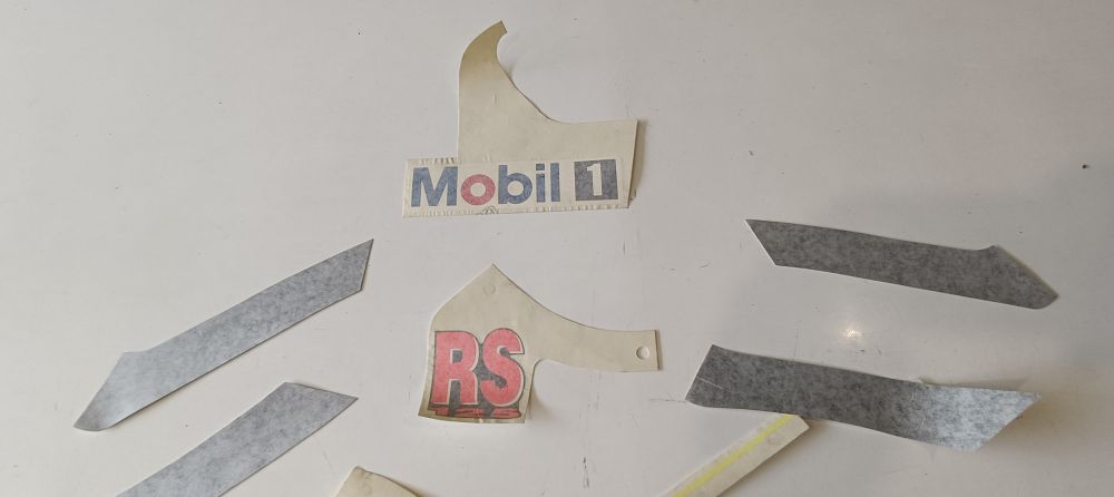 kit adesivi originali non completi aprilia rs 125 replica nero