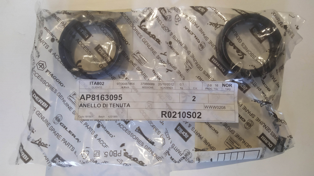 2 paraoli forcella aprilia pegaso 650 ´01 - ´04 / pegaso 660 ´05 - ´09 / rxv - sxv 450/550 ´06 - ´11