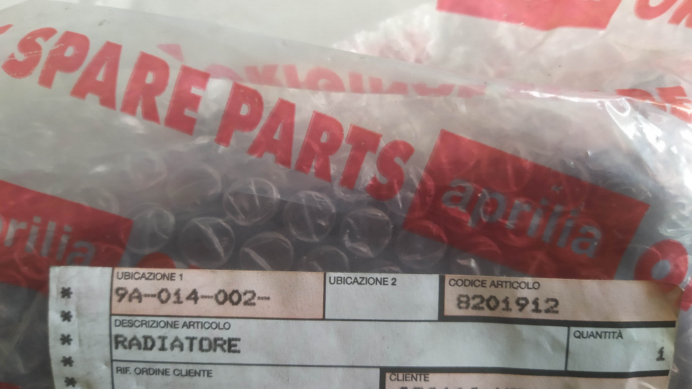 radiatore vedi ap8202211 aprilia gulliver