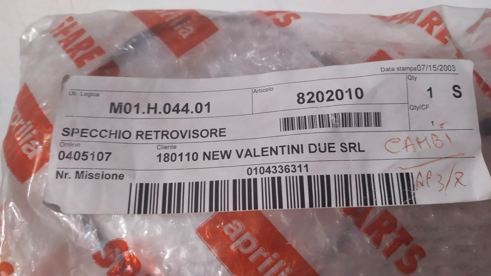specchio retrovisore