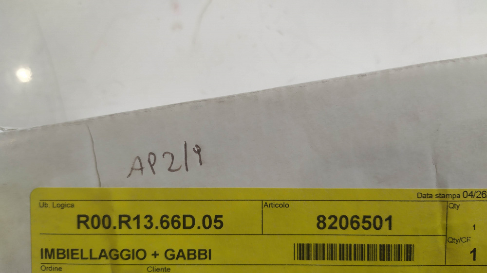 imbiellaggio + gabbia spinotto