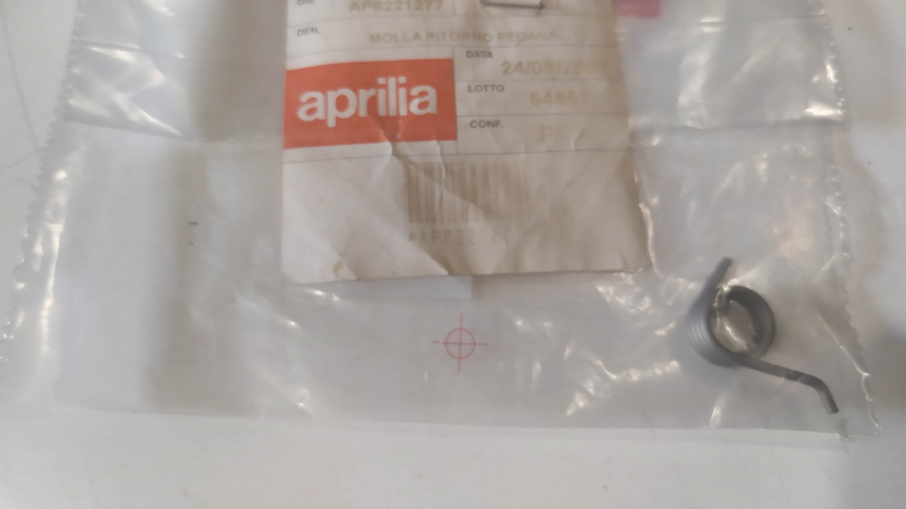 molla ritorno pedana