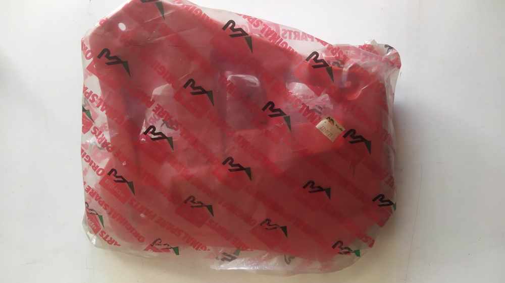 convogliatore dx verniciato rosso