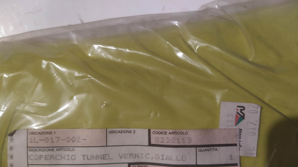 coperchio tunnel vernic.giallo