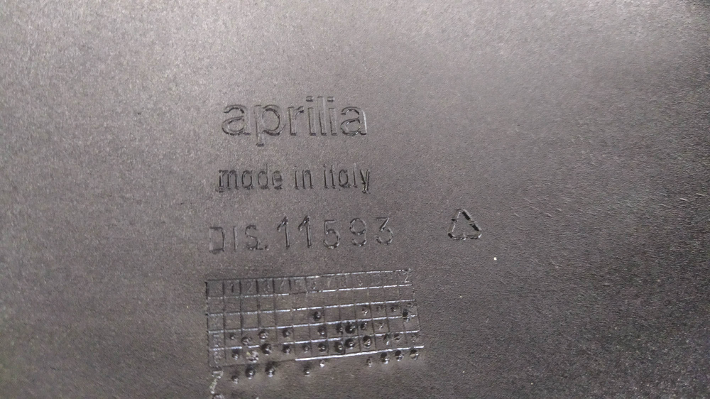 codone nero aprilia rally aria