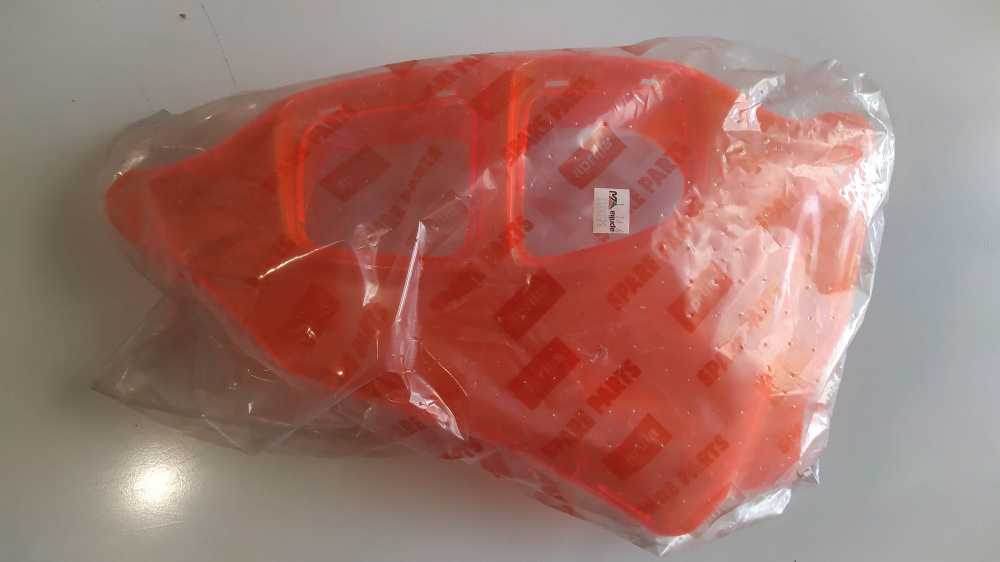 convogliatore dx arancio aprilia rally liquido