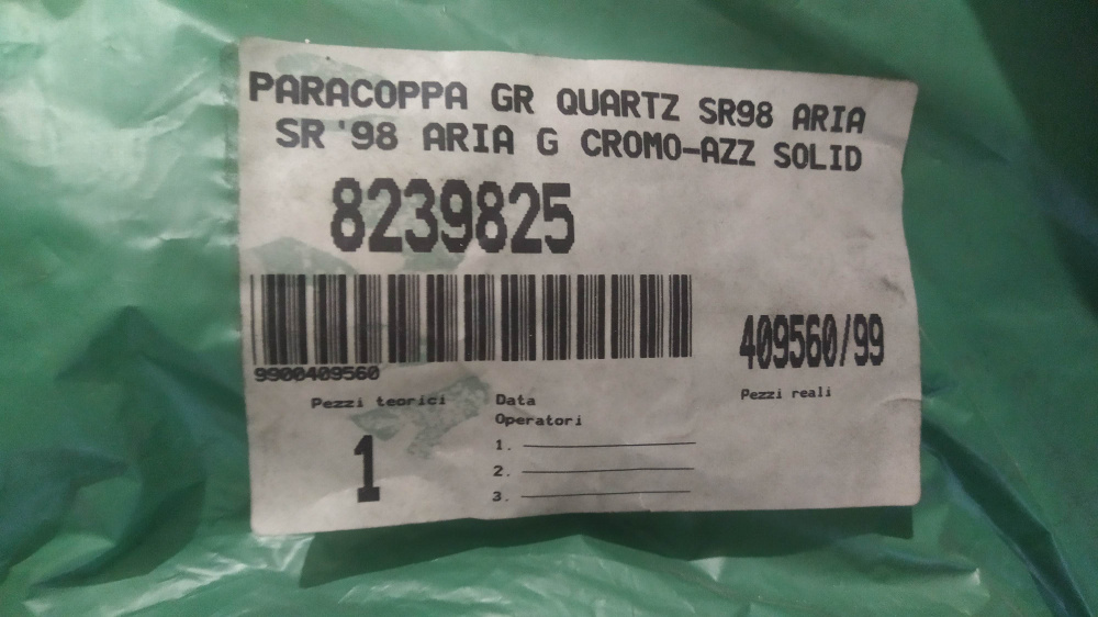 spoiler inferiore grigio aprilia sr aria ´98