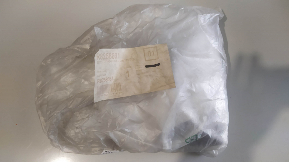 carena scudo anteriore blu limited aprilia sr 50 h2o ´03