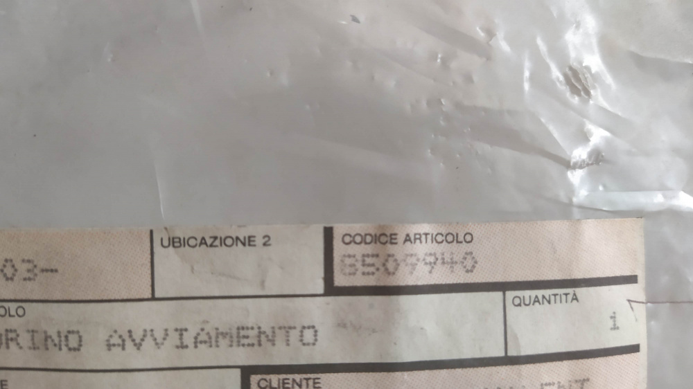 kit motorino avviamento