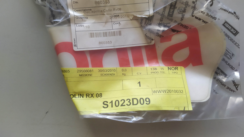 decalco aprilia colin rx 08