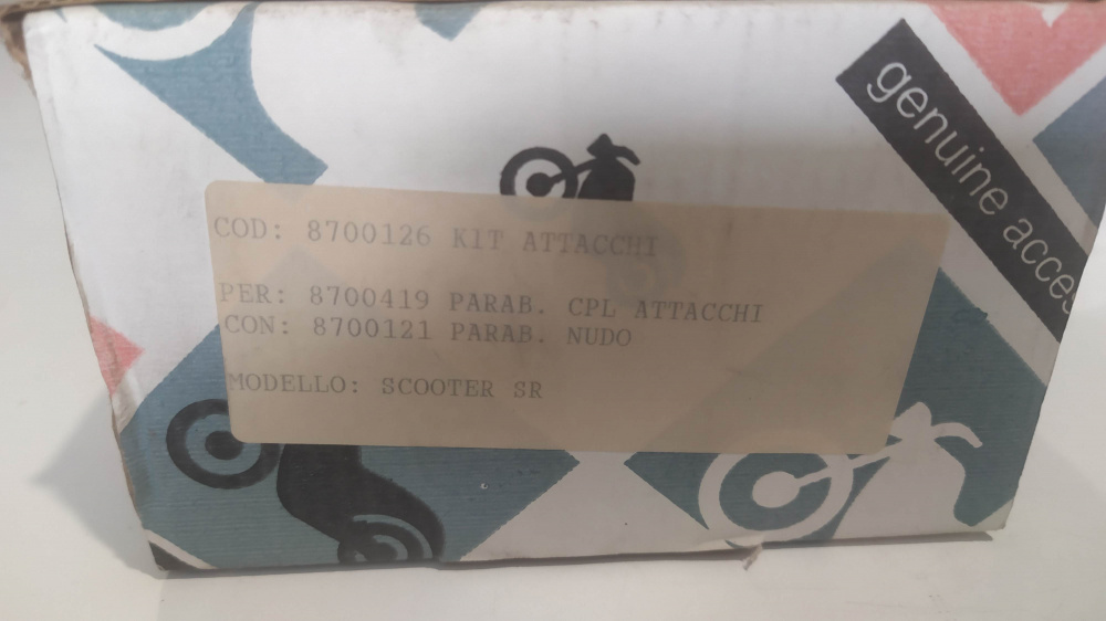 kit attacchi originale parabrezza aprilia sr / urban kid / replica