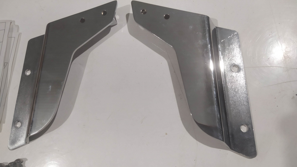 coppia staffe supporto portapacchi aprilia classic 125
