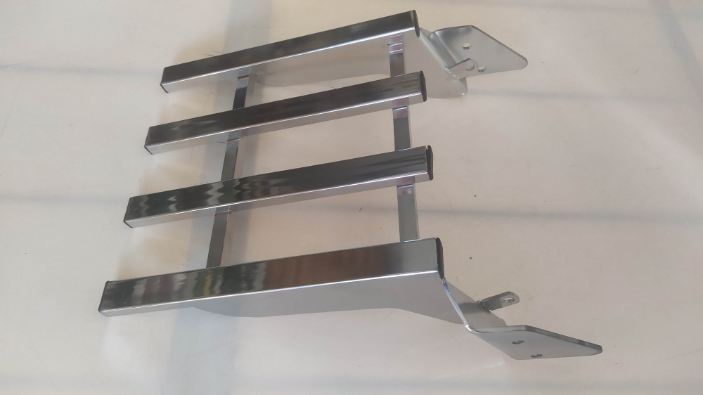 portapacchi posteriore cromato originale aprilia classic 125