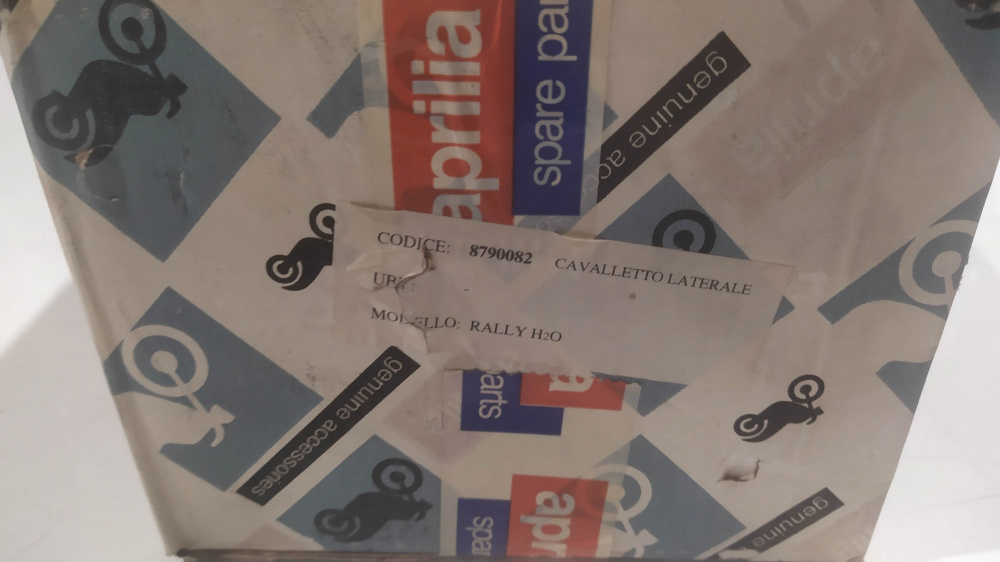 cavalletto laterale originale aprilia rally h2o