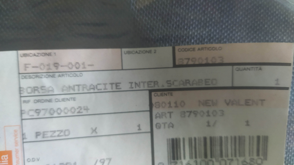 borsa antracite interna scarabeo