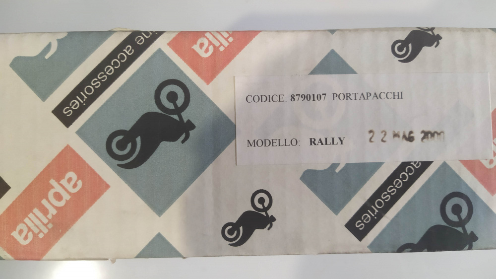 portapacchi scooter rally