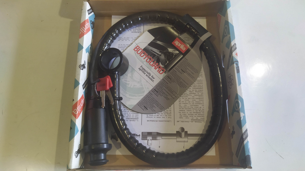 antifurto meccanico corazzato body-guard originale aprilia