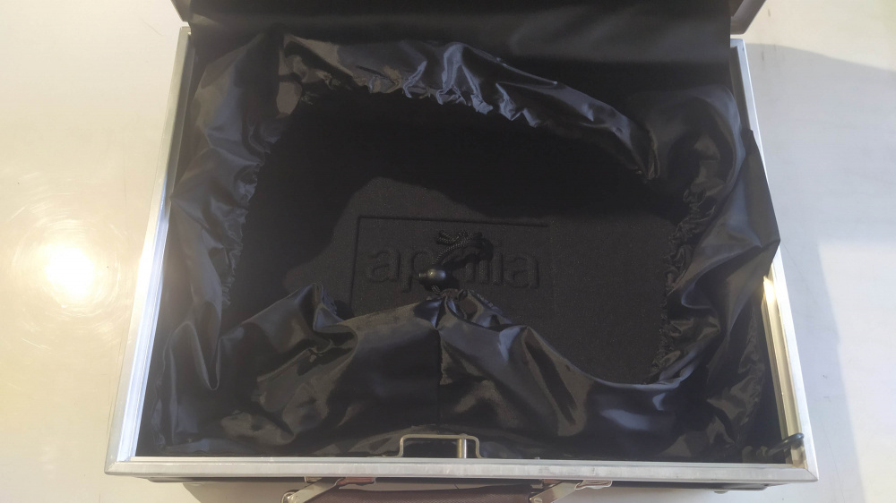 bauletto aprilia easy size marrone senza chiave e cilindretto