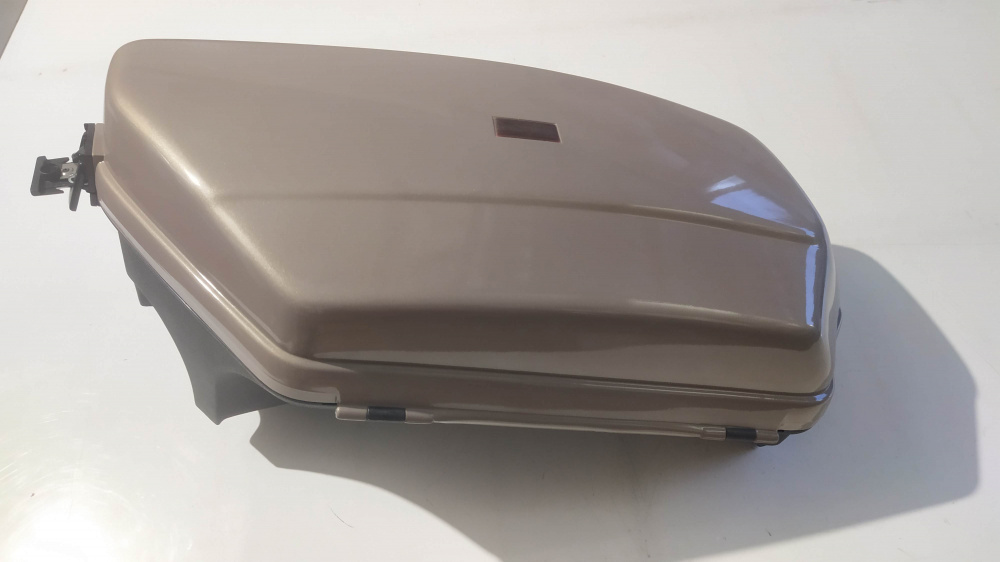 bauletto laterale singolo marrone aprilia scarabeo 125/150