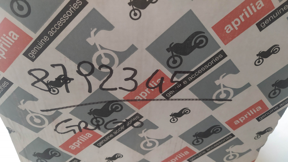bauletto v.techno grey aprilia scarbeo 50
